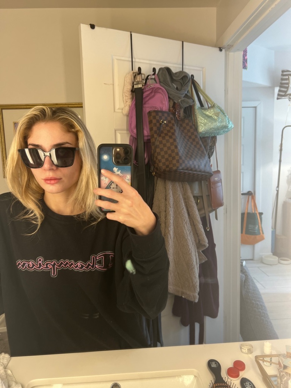 H&M Black Oversized Square Sunglasses - Picture 11 of 11